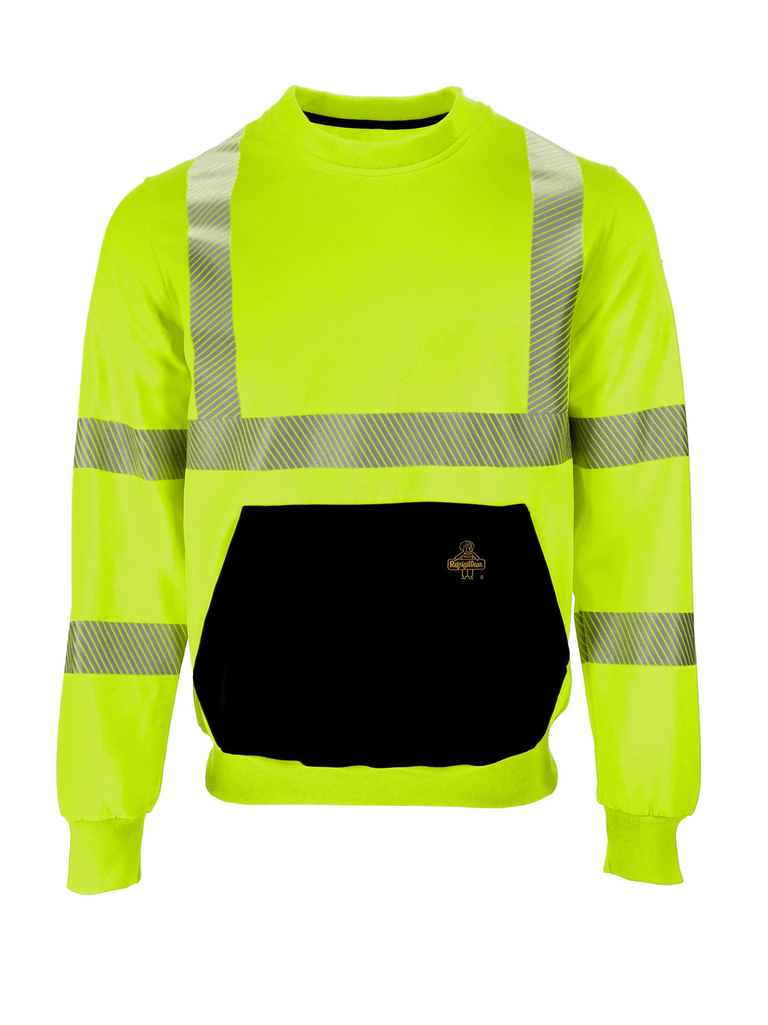 8475 HiVis Crewneck Sweatshirt Lime