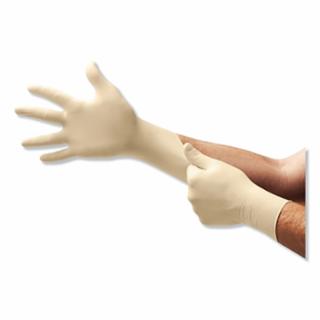 MF-300  Diamond Grip™ MF-300 Latex Powder-Free Disposable Gloves, 6.3 mil Palm/7.9 mil Finger, Natural 10/CASE