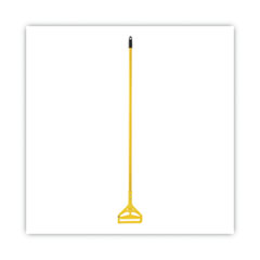 BWK620 Quick Change Side-Latch Plastic Mop Head Handle, 60" Aluminum Handle, Yellow