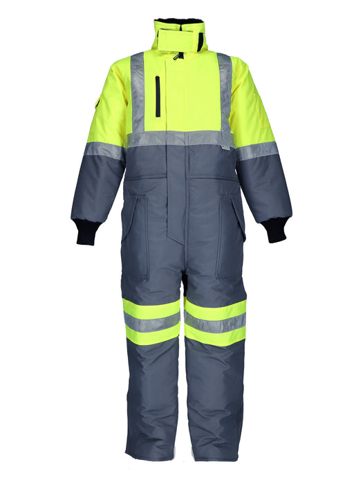 7550 Freezer Edge® Coveralls Lime/Gray