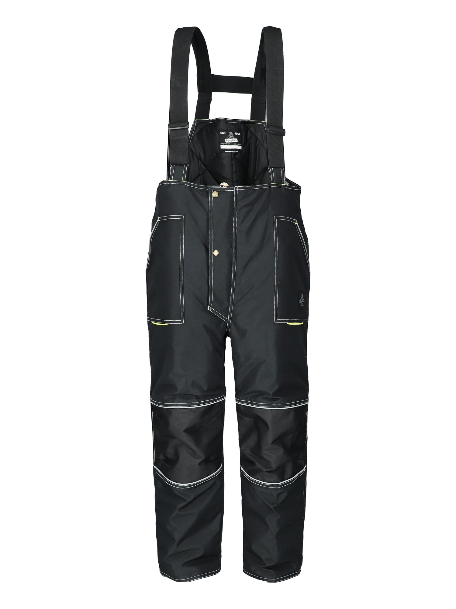 8086 ErgoForce® Waterproof Low Bib Overalls Black