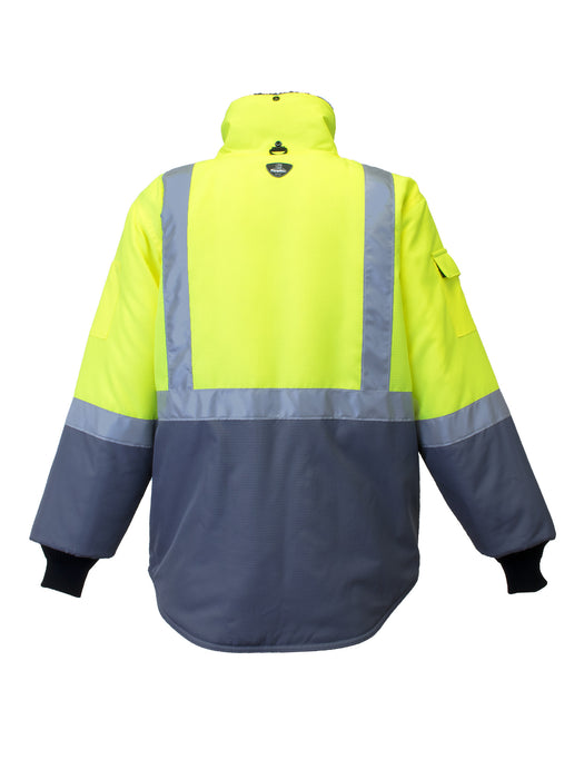 8250 Freezer Edge® Jacket Lime/Gray