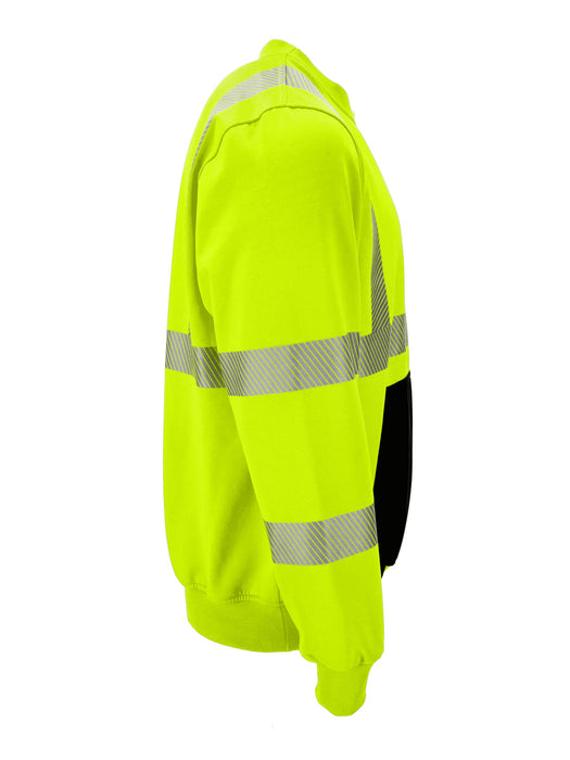 8475 HiVis Crewneck Sweatshirt Lime