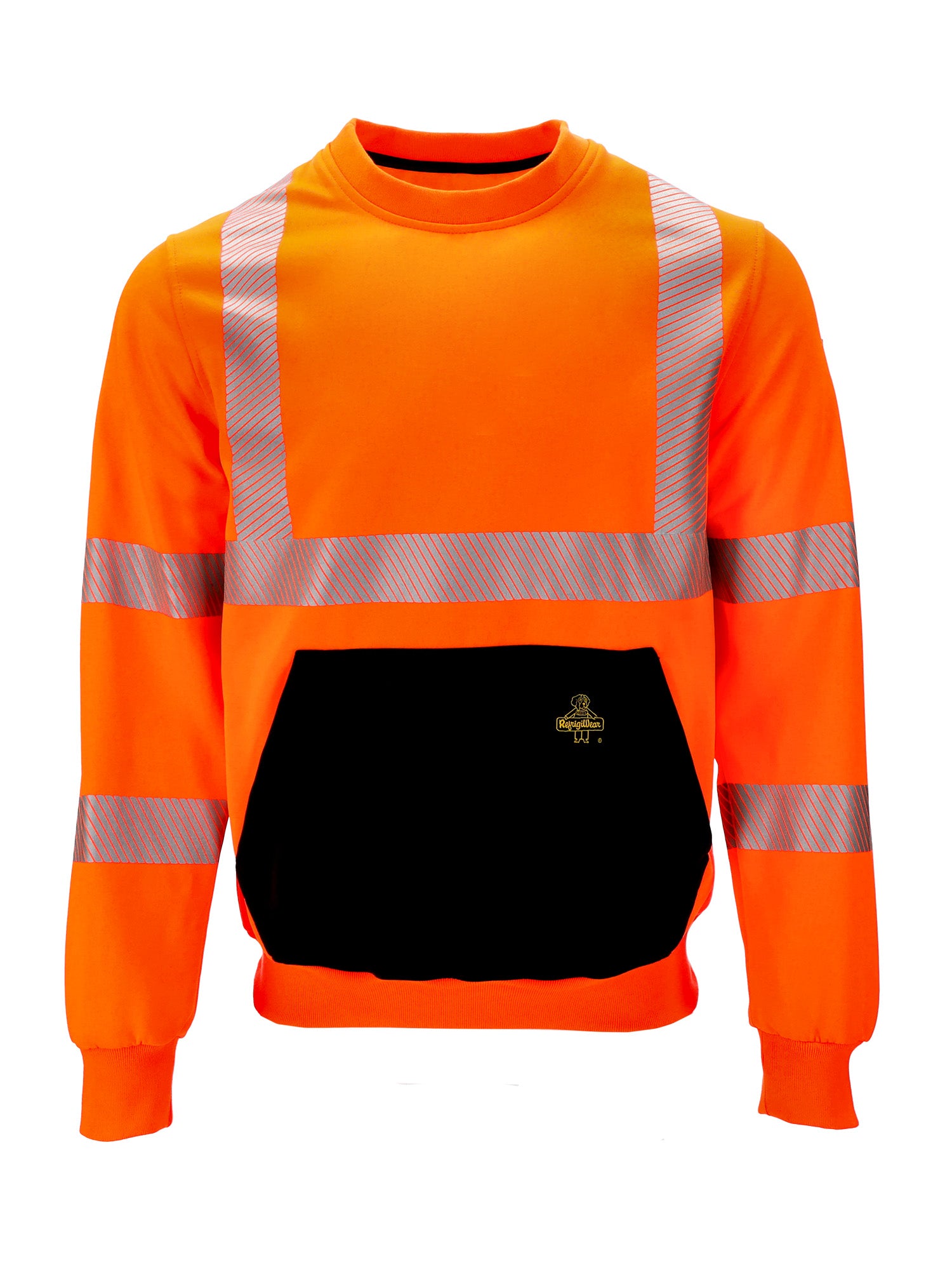 8475 HiVis Crewneck Sweatshirt Orange