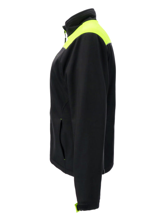 8593 Women's Two-Tone HiVis Insulated Softshell Jacket Lime/Black