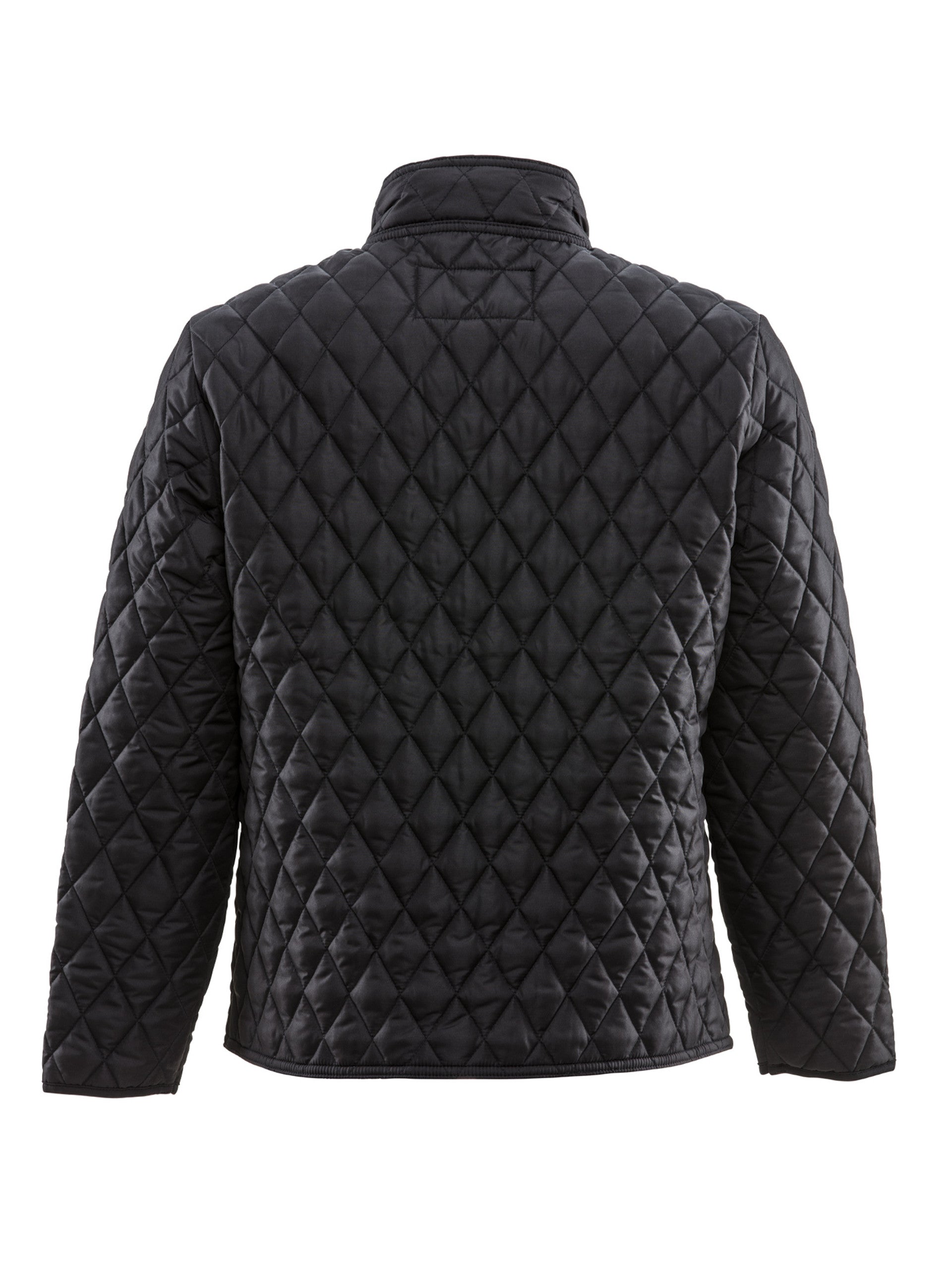 8705 Lightweight Diamond Quilted Jacket Black