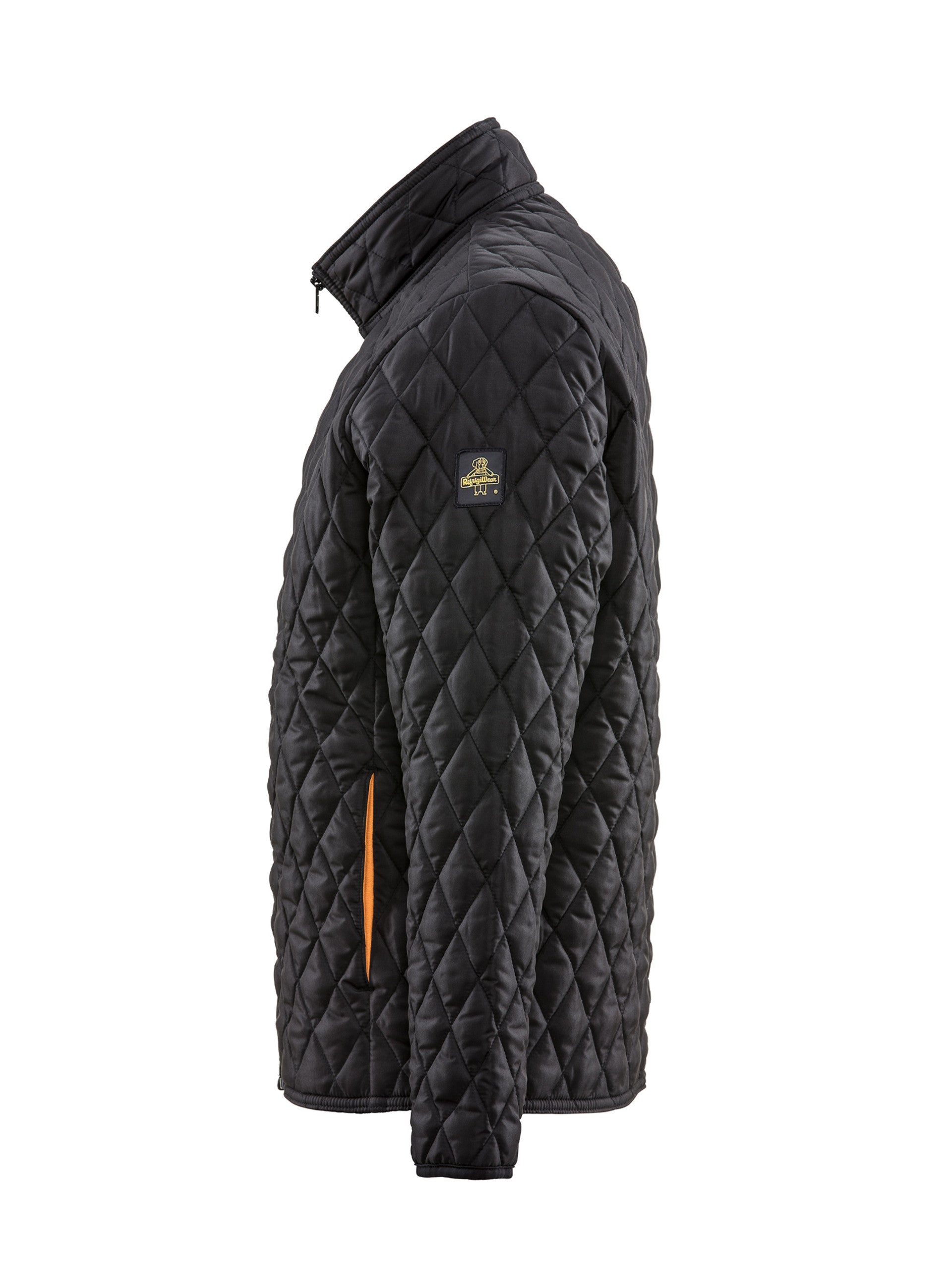 8705 Lightweight Diamond Quilted Jacket Black