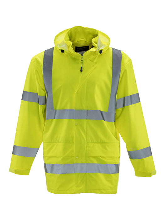 9170 HiVis Rainwear Jacket Lime