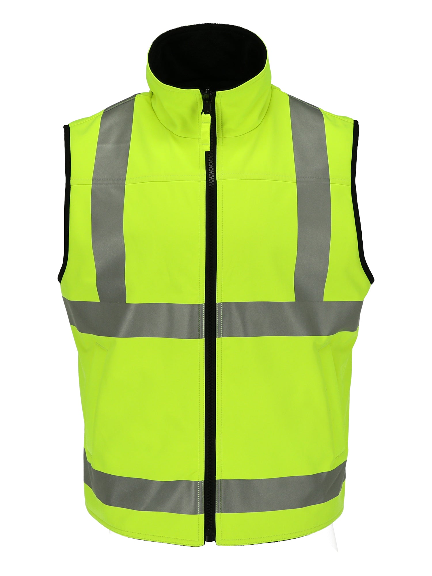 9499 HiVis Reversible Softshell Vest Lime