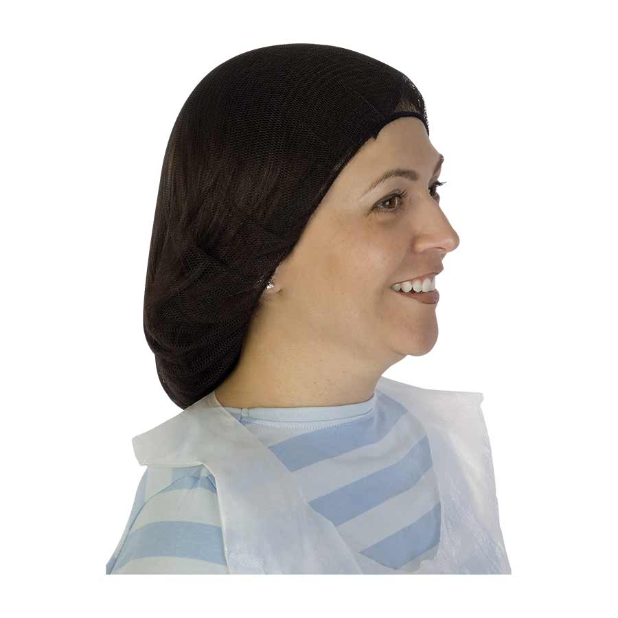 A1918BKC DuraWearÖ NYLON HAIRNETS - Black