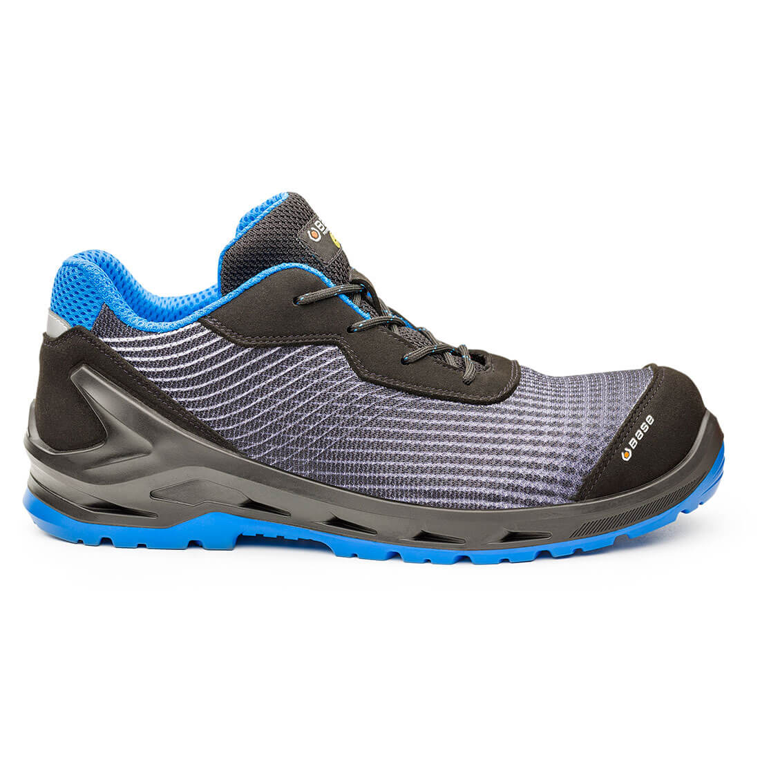 Portwest B1212 - I-Cyber Shoe S1P ESD SRC Black/Blue