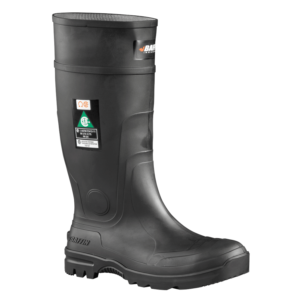 BAFFIN'S BLACKHAWK (Safety Toe & Plate) | Men's Boot - Black