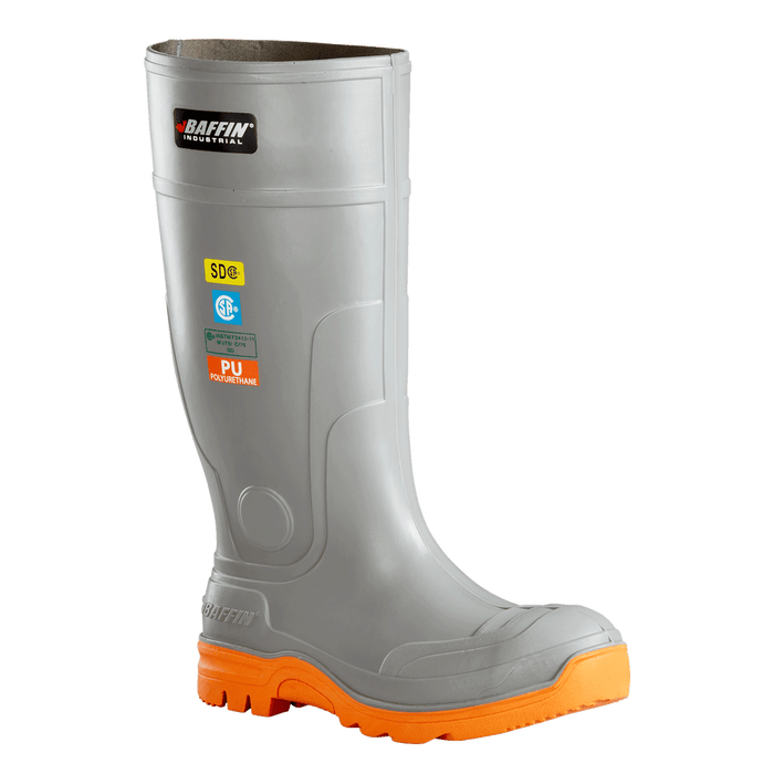 BAFFIN'S BRUTUS (SAFETY TOE) | Men's Boot - Charcoal/Orange