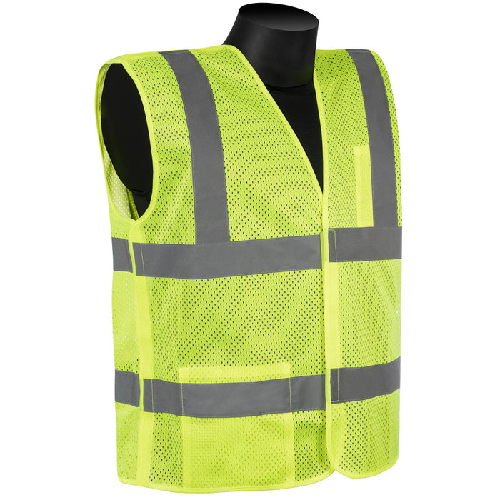 C16005G HIVIZGARDÖ 5-POINT BREAKAWAY MESH VEST - Hi-vis Green 