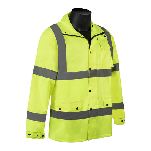 C16720G HIVIZGARDÖ WINDBREAKER JACKET - Hi-vis Green