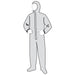 C18122 PermaGardÖ COVERALL - ATTACHED HOOD & BOOTS - White