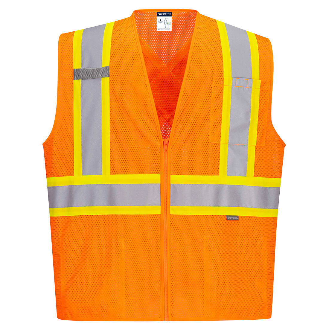 Portwest CA101 X-Back Contrast Tape Vest - 12/PK
