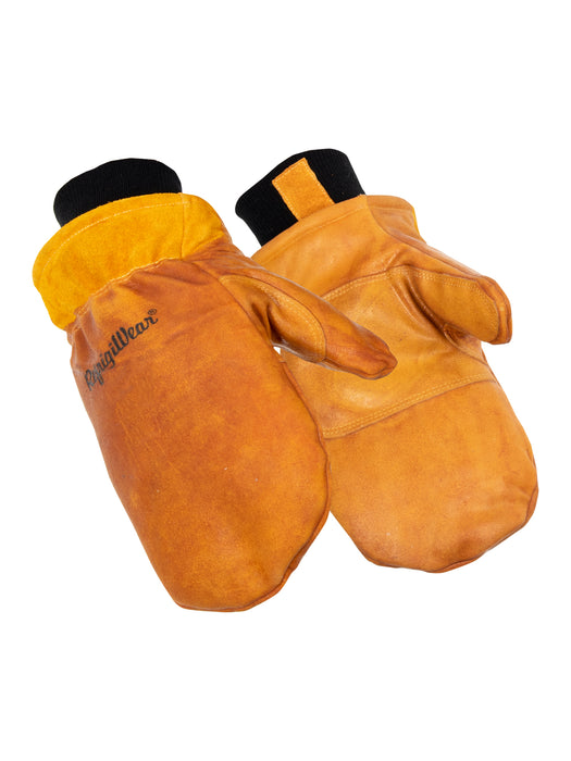 D317 Dipped Leather Mitt Gold