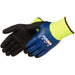 F4784LG ARCTIC TUFFÖ BLACK SANDY NITRILE COATED - Black/Blue/Hi-Vis Green