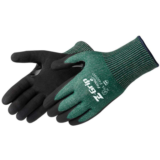 F4920BK Z-GRIP« BLACK MICROFOAM NITRILE COATED - Black/Forest Green