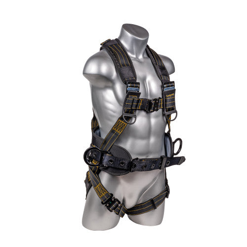 Palmer Safety Hammerhead Series 5-Point Harness with Belt & Side D-Rings ANSI Z359.11