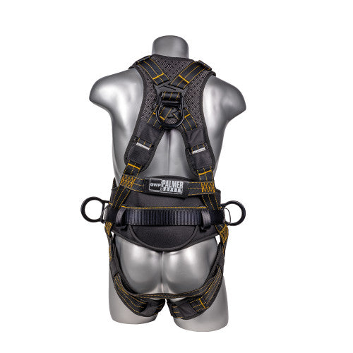Palmer Safety Hammerhead Series 5-Point Harness with Belt & Side D-Rings ANSI Z359.11
