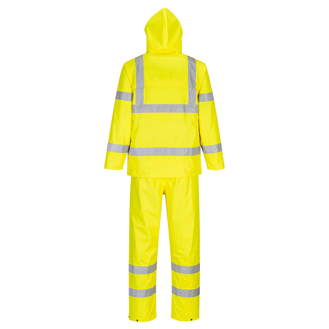 H448 Hi-Vis Packaway Rainsuit - Yellow