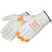 I6147F LEATHER DRIVER WITH COLOR CODED FABRIC HEMMED OFF - Natural White/Orange