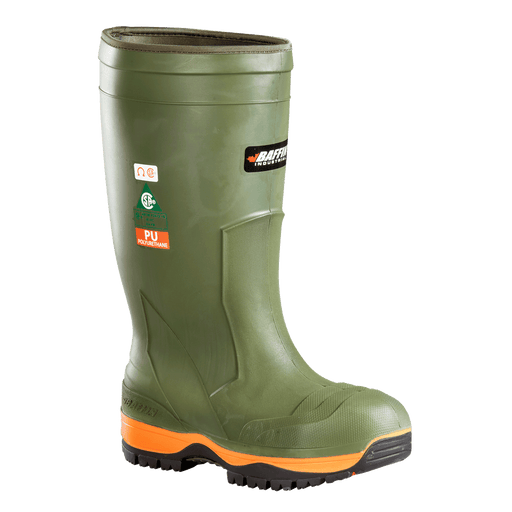 BAFFIN'S ICEBEAR (Safety Toe & Plate) | Men's Boot - Forest/Orange/Black