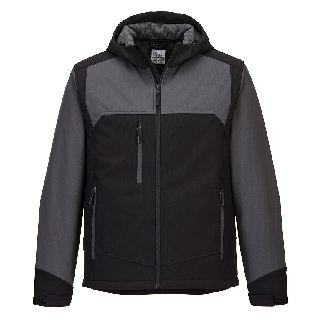 KX3 Hooded Softshell (3L) - Black/Gray