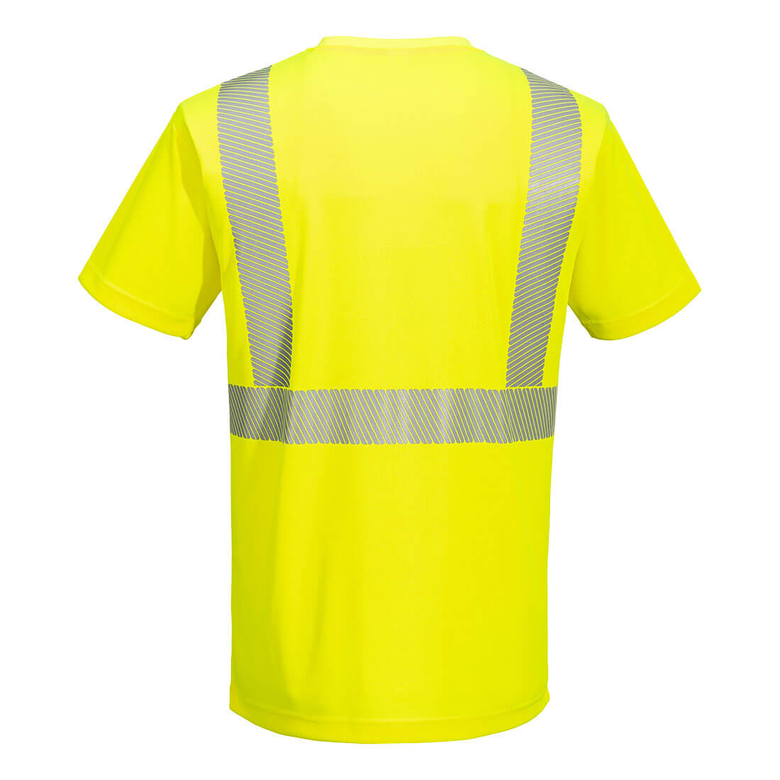 L044 - Hi-Vis Lightweight S/S T-Shirt Segmented Tape