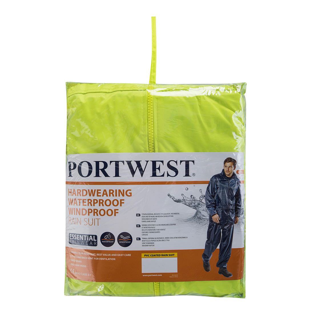 Portwest L440 Essentials Rainsuit (2 Piece Suit)