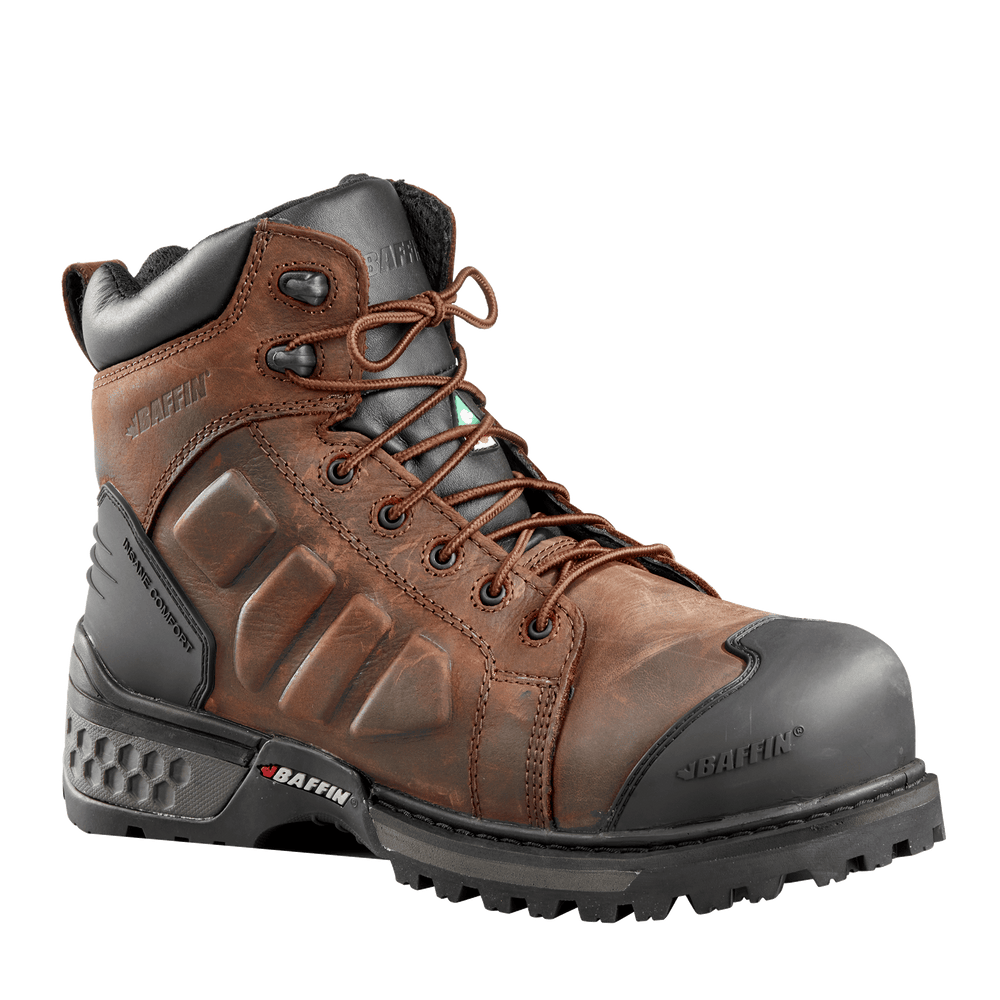 BAFFIN'S MONSTER 6" (Safety Toe & Plate) | Men's Boot - Brown 