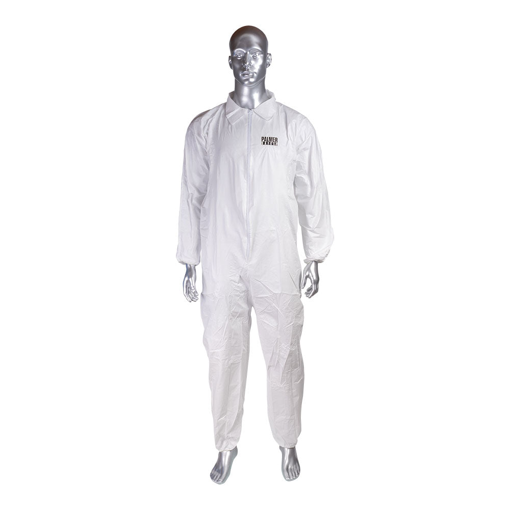 General Work Products PPCW1702 White Microporous Disposable Coveralls 25/CS