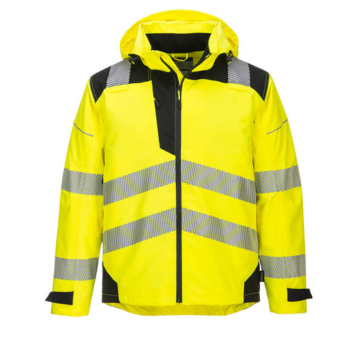 PW3 Hi-Vis Extreme Rain Jacket - Yellow/Black