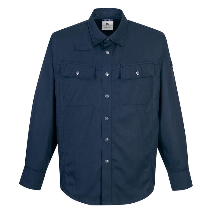 Ripstop Long Sleeve Shirt - Dark Navy