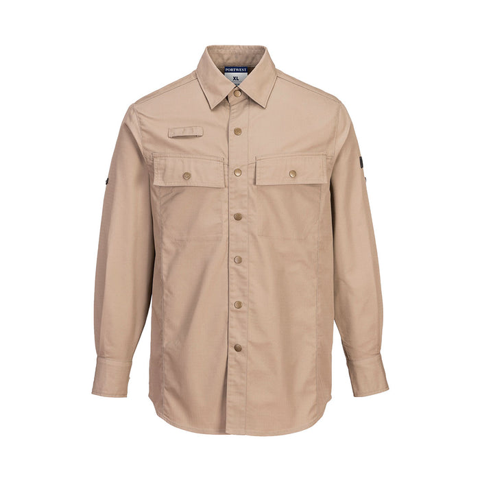 Ripstop Long Sleeve Shirt - Sand