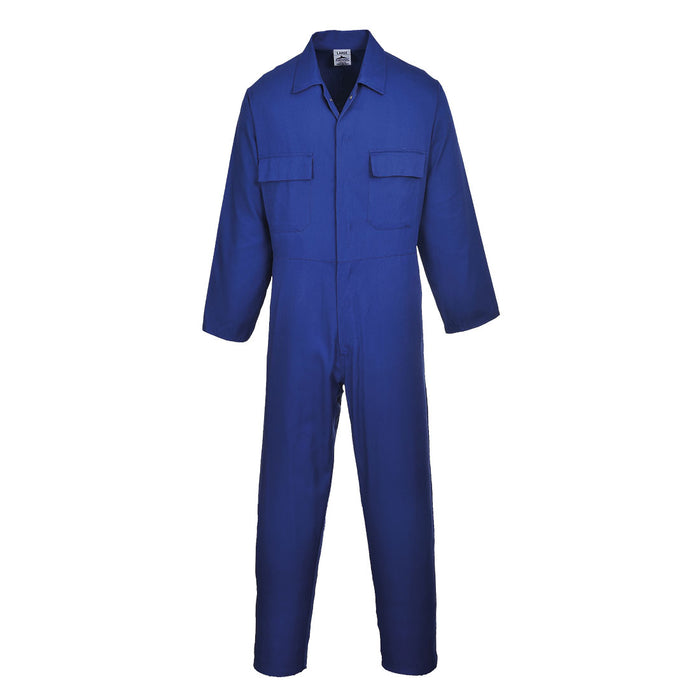 Euro Work Polycotton Coverall - Royal Blue