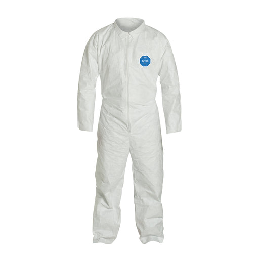 Dupont TYVEK« COVERALLS WITH OPEN ELASTIC WRIST AND ANKLES - White