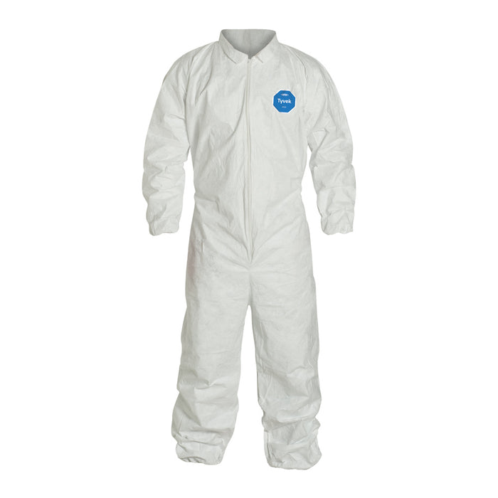 Dupont TYVEK« COVERALLS WITH OPEN ELASTIC WRIST AND ANKLES - White