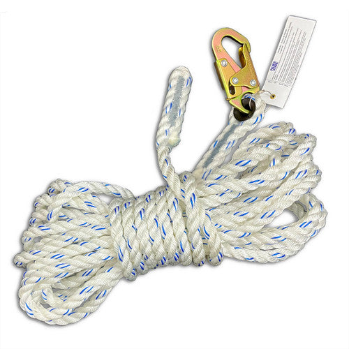 Palmer Safety Vertical Rope Lifeline 50ft 100ft 150ft Fall Arrest System