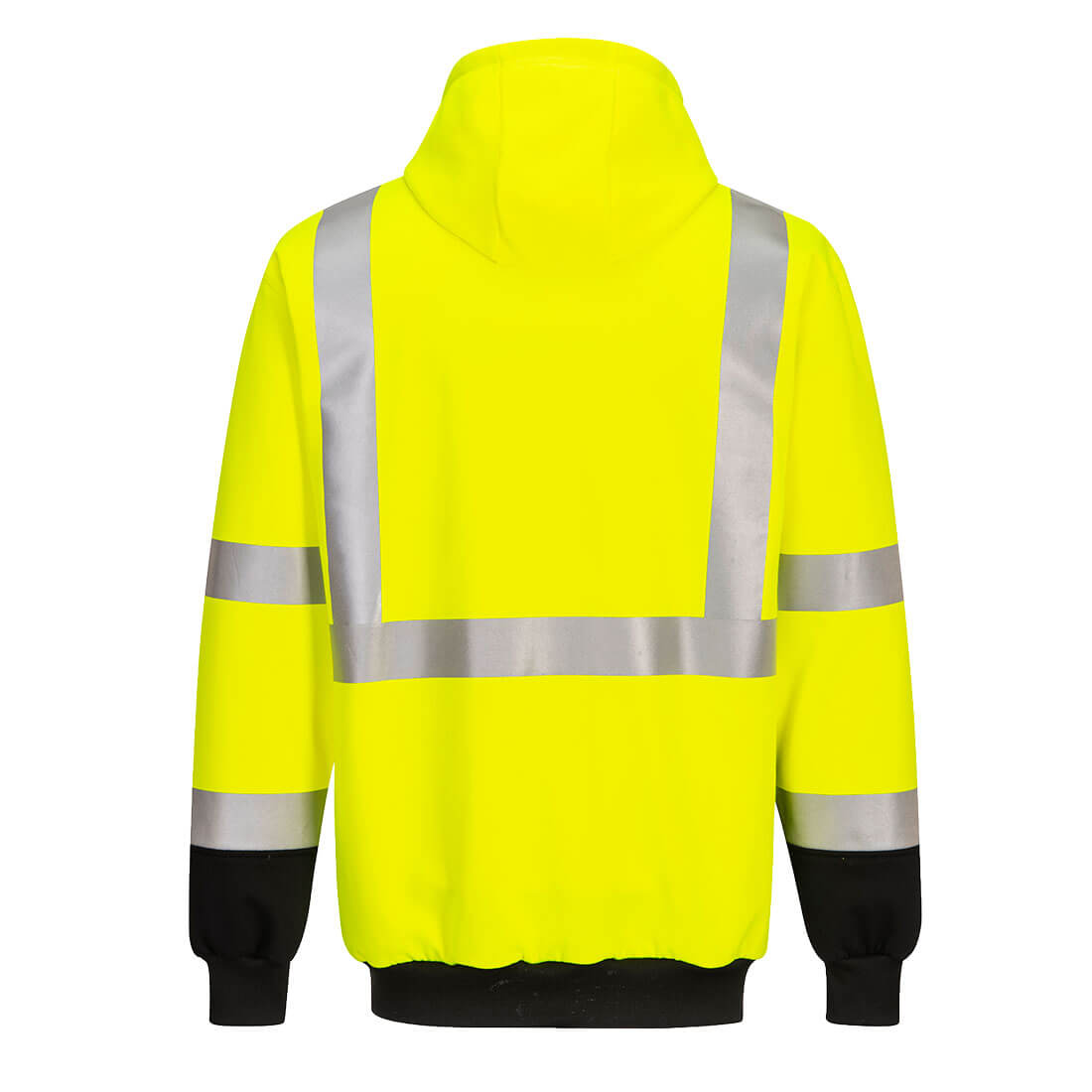 UB324 Two-Tone Hooded Sweatshirt - Yellow/Black
