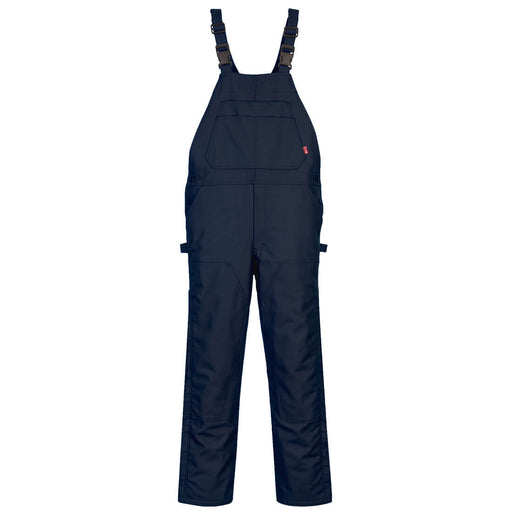 DuraDuck Flame Quilt Lined Bib Overall - Navy