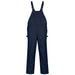 DuraDuck Flame Quilt Lined Bib Overall - Navy