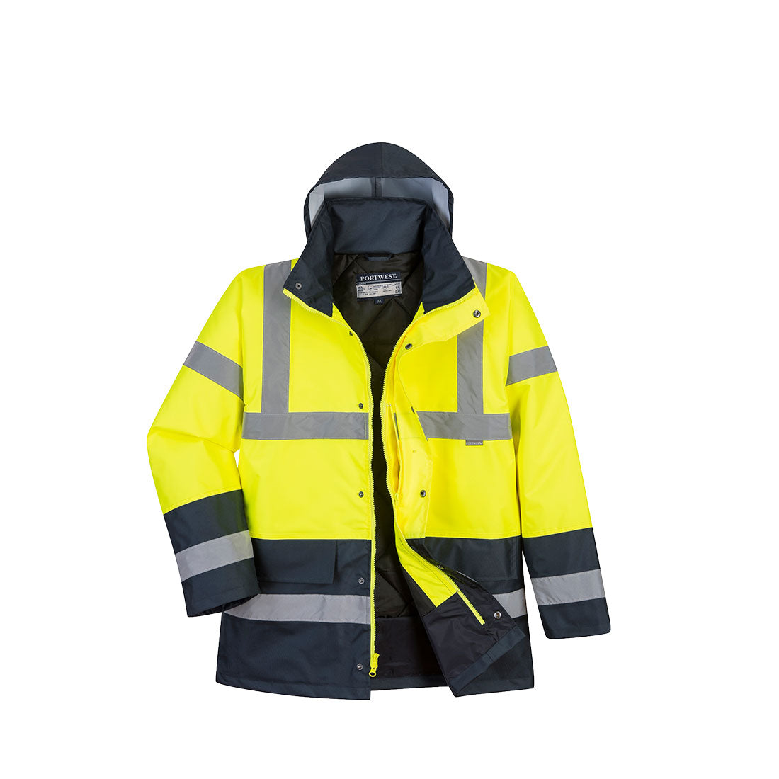 Portwest US466 Hi-Vis Contrast Traffic Jacket