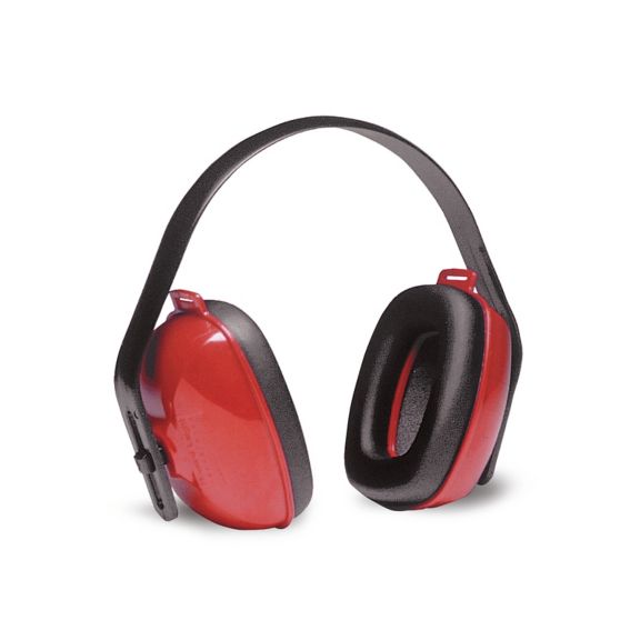 Honeywell Passive Earmuffs - Black/Red