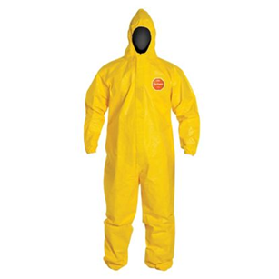 Dupont TYCHEM« COVERALLS WITH HOOD - Yellow