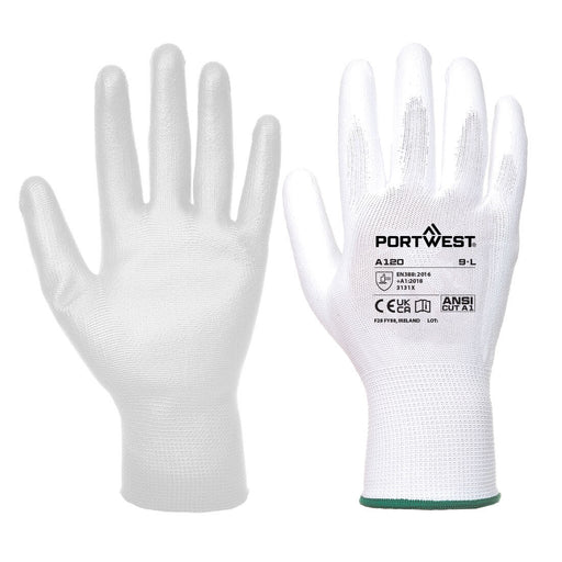 PU Palm Glove - White