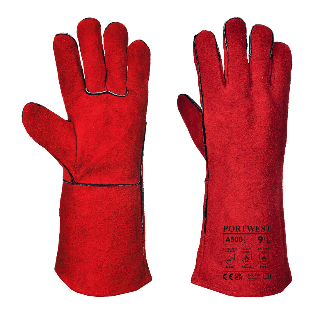 Welders Gauntlet - Red