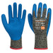 Aramid HR Cut Latex Glove - Black/Blue